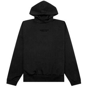 Fear of God Essentials Hoodie: Jet Black